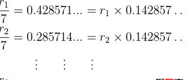 金字塔里创造的一组数字：142857(世界的暗号)