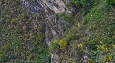 ​贵州悬崖第一村（现存70座土房的悬崖村）