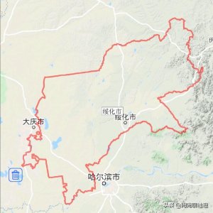 ​绥化哪个县面积最大(绥化市各区县建成区面积排名)