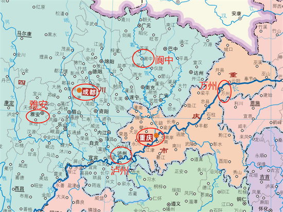 重庆是哪个省 四川省六大城市