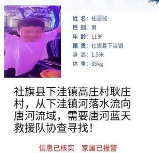 ​河南南阳11岁男孩水边失踪19天，家属称同伴遗体已被找到：精疲力尽，已停止寻