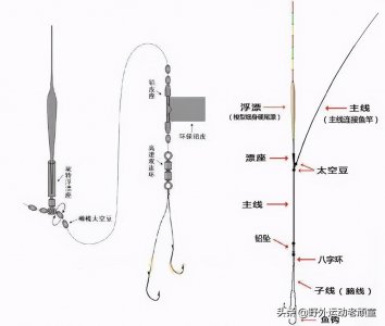 ​老钓翁聊台钓法野钓-台钓入门必备技之绑线组（附详细图解）