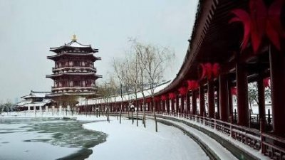 ​西安唯美意境雪景图片大全