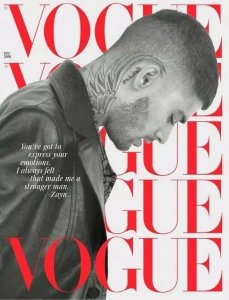 ​Zayn Malik登上英国版Vogue杂志封面，帅气依旧！