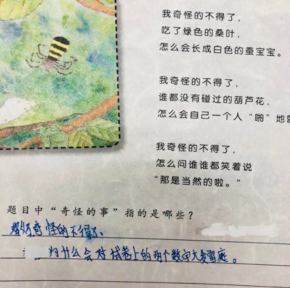 小学生神句：我奇怪得不得了！吃下香香的食物，却放出臭臭的屁？